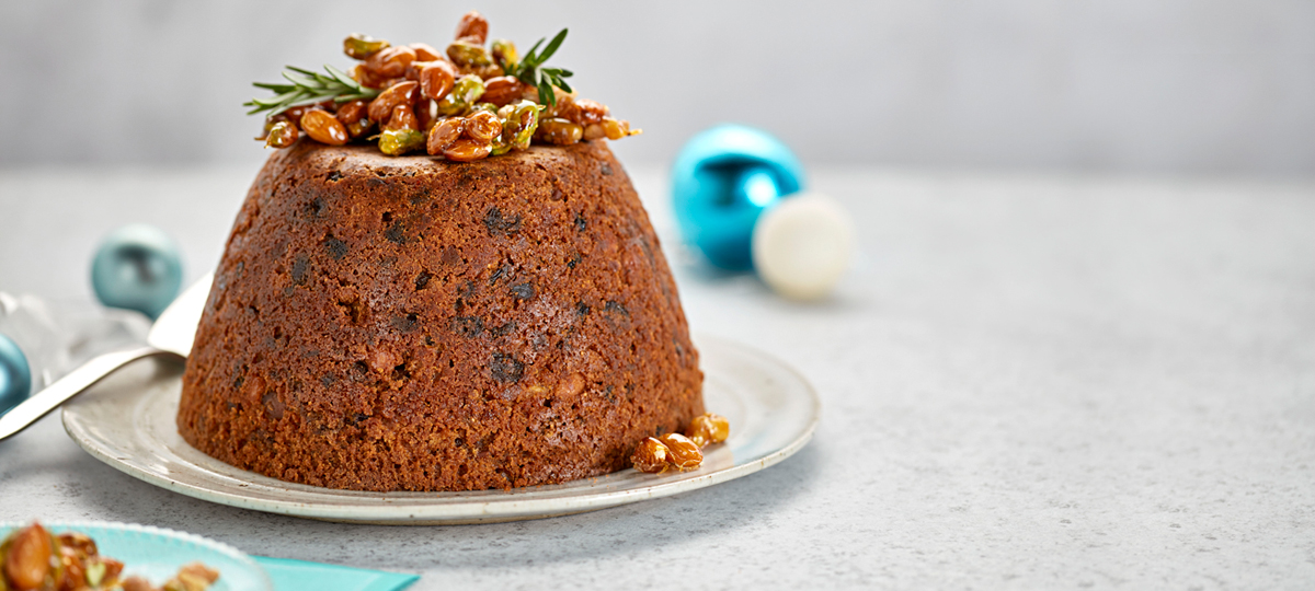 Christmas Pudding with Nuts